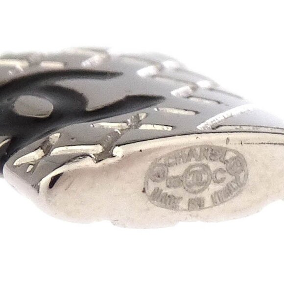 Chanel Cambon Ligne Chain Necklace Pendant Silver 05C 195599 - Picture 4 of 4